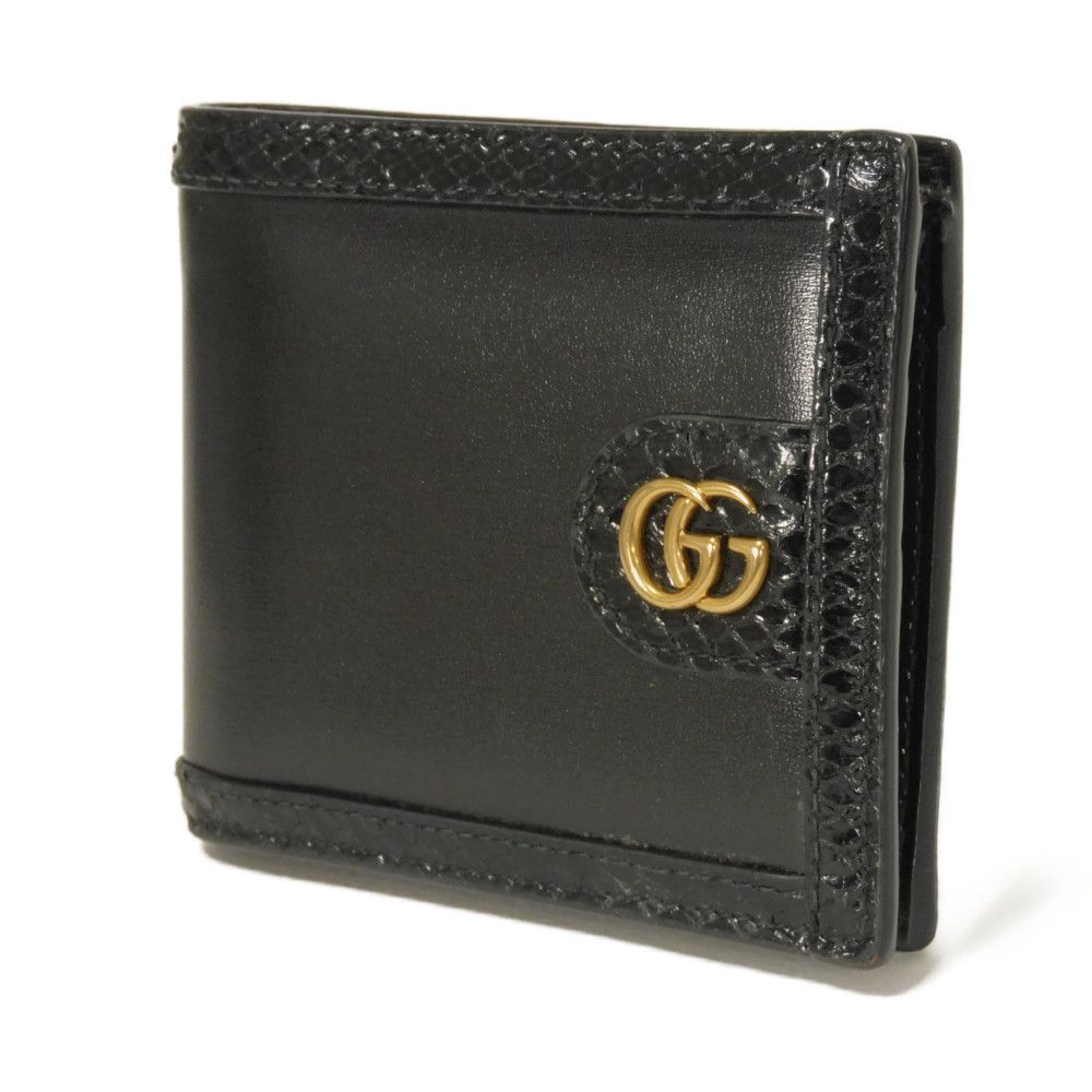 Gucci Ophidia Calf Leather Python Wallet