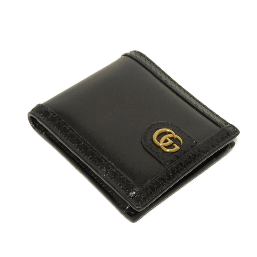 Gucci Ophidia Calf Leather Python Wallet