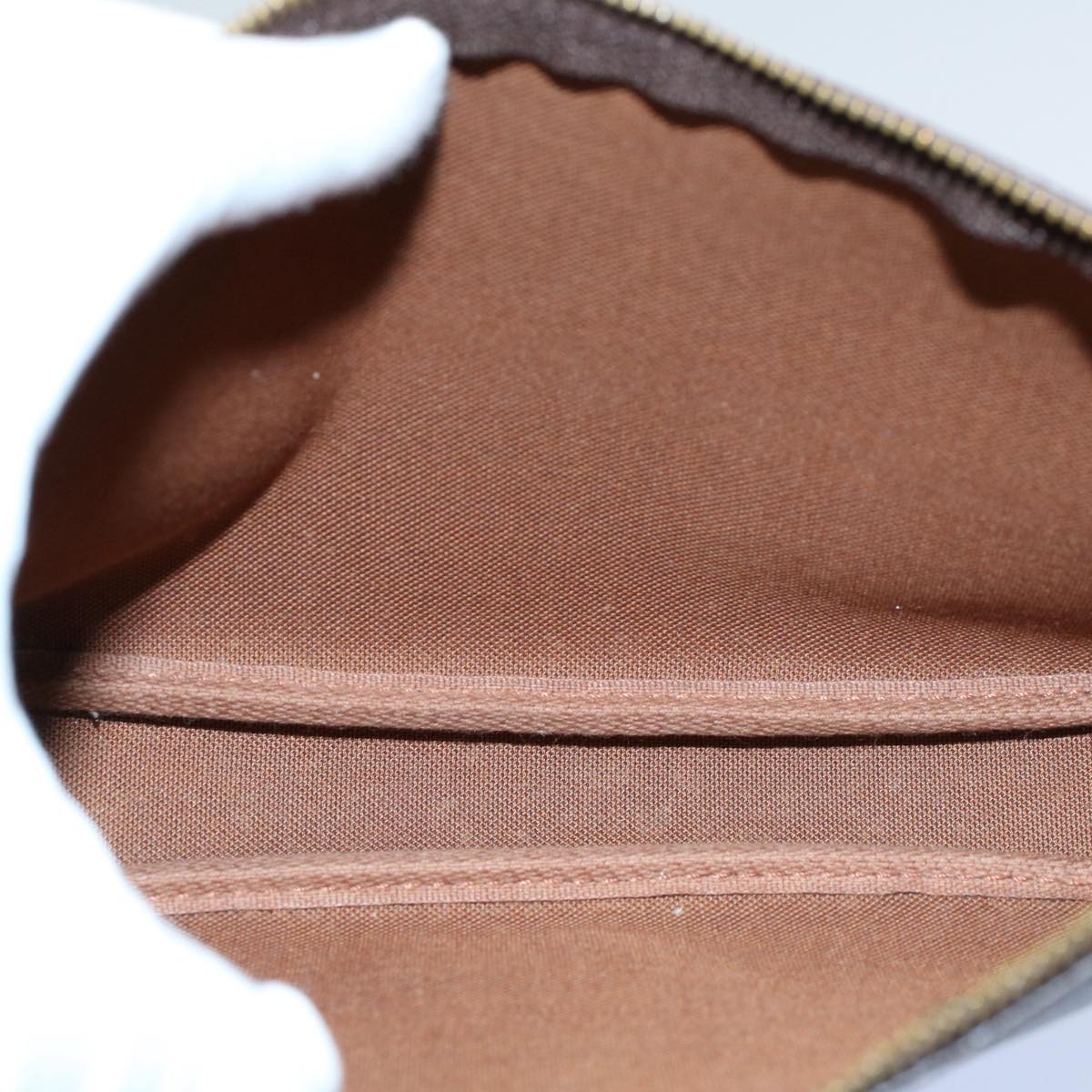Louis Vuitton Pochette Accessoire  Canvas Clutch Bag