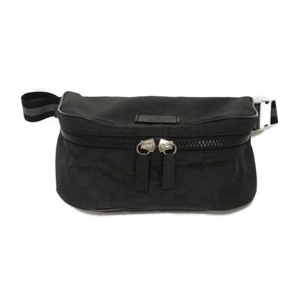 Gucci GG Nylon Calf Leather Waist Bag