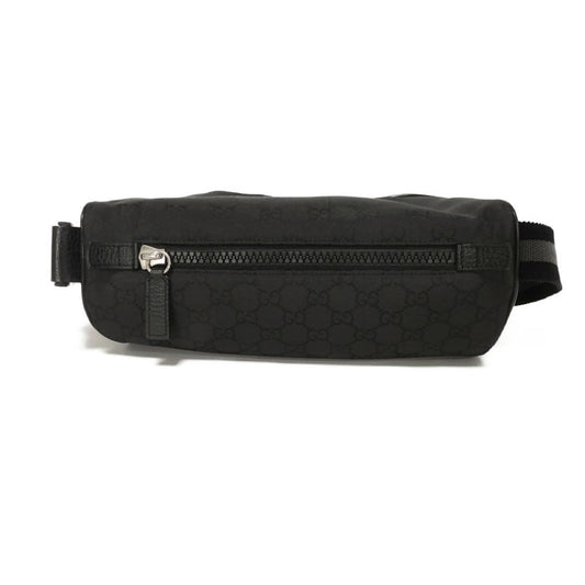 Gucci GG Nylon Calf Leather Waist Bag