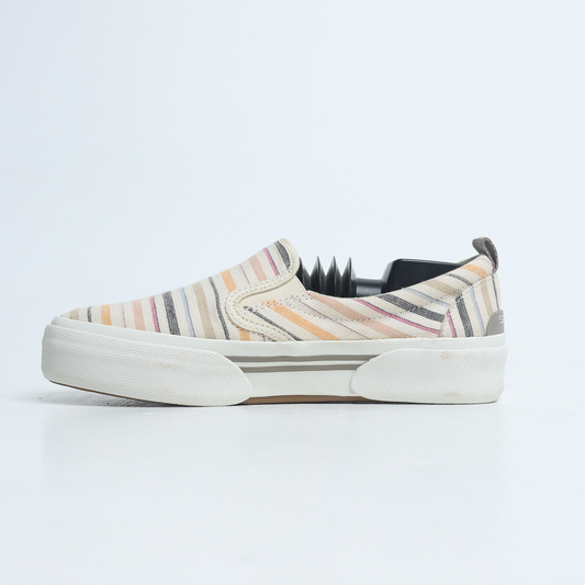 Sperry Women Pier Wave Hi Slip-on Woven Stripe