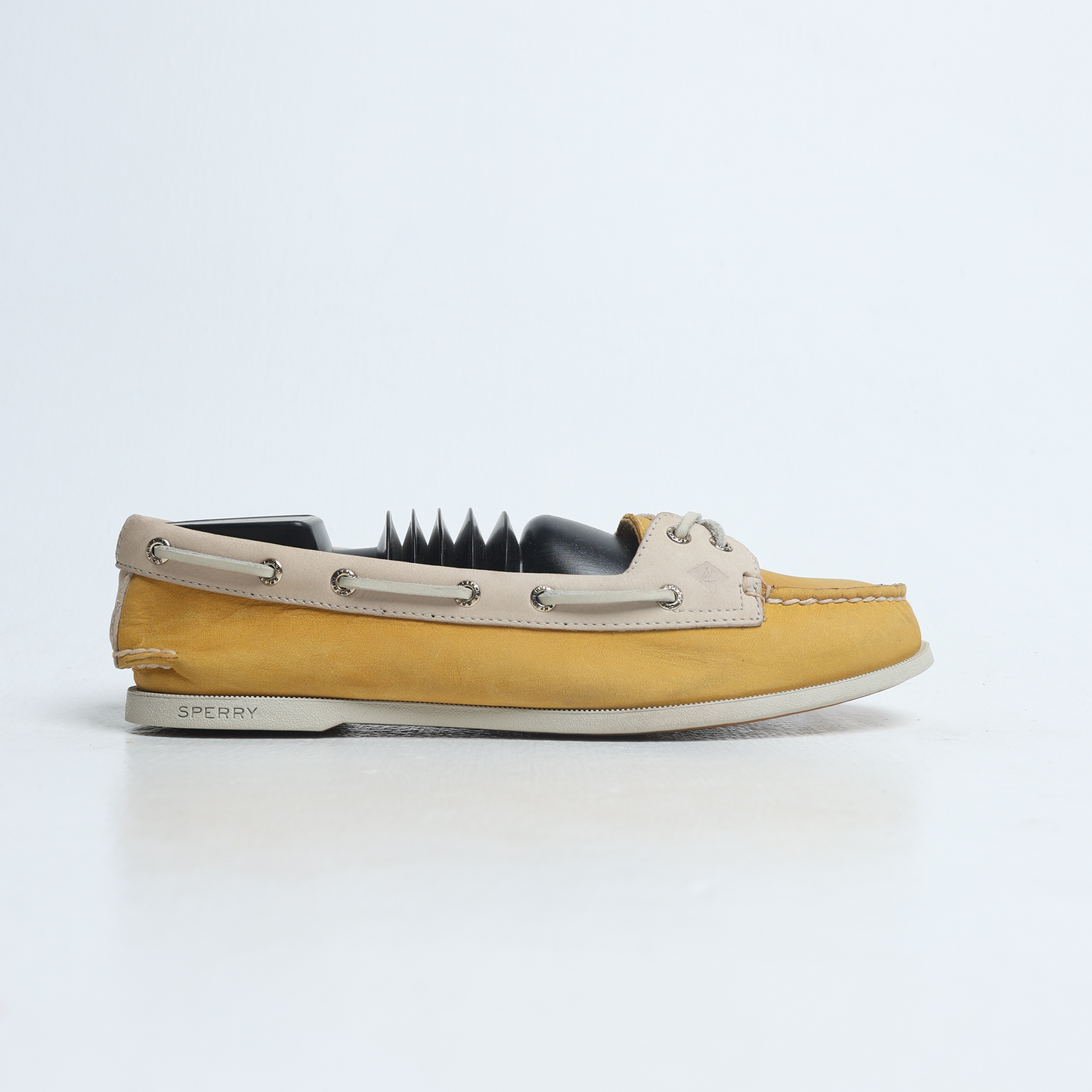Sperry - Women's Top-Sider Leather Flats Boat - Yellow Irene