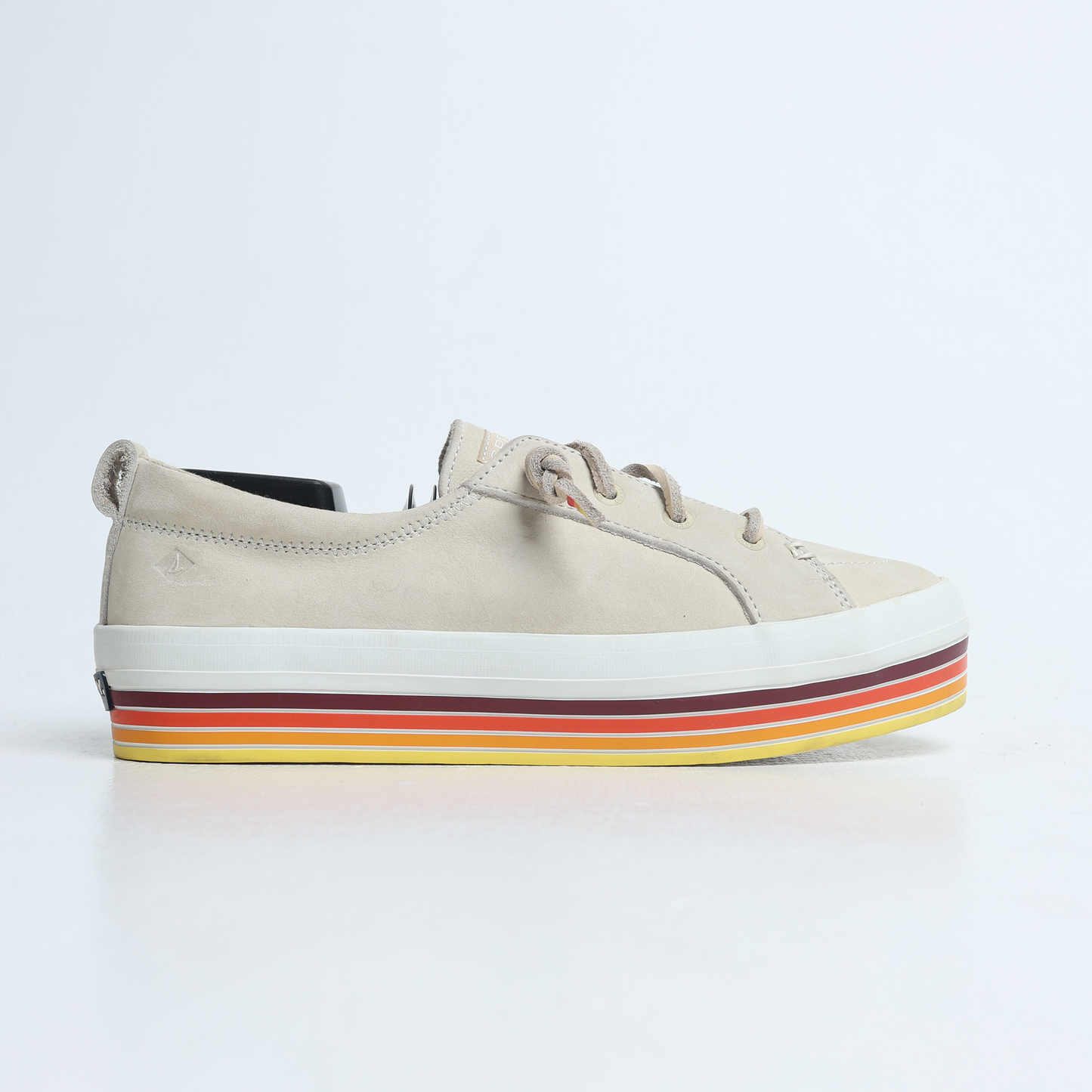 Sperry - Women's Crest Vibe Low Platform Leather Sneaker Beige - Tapue