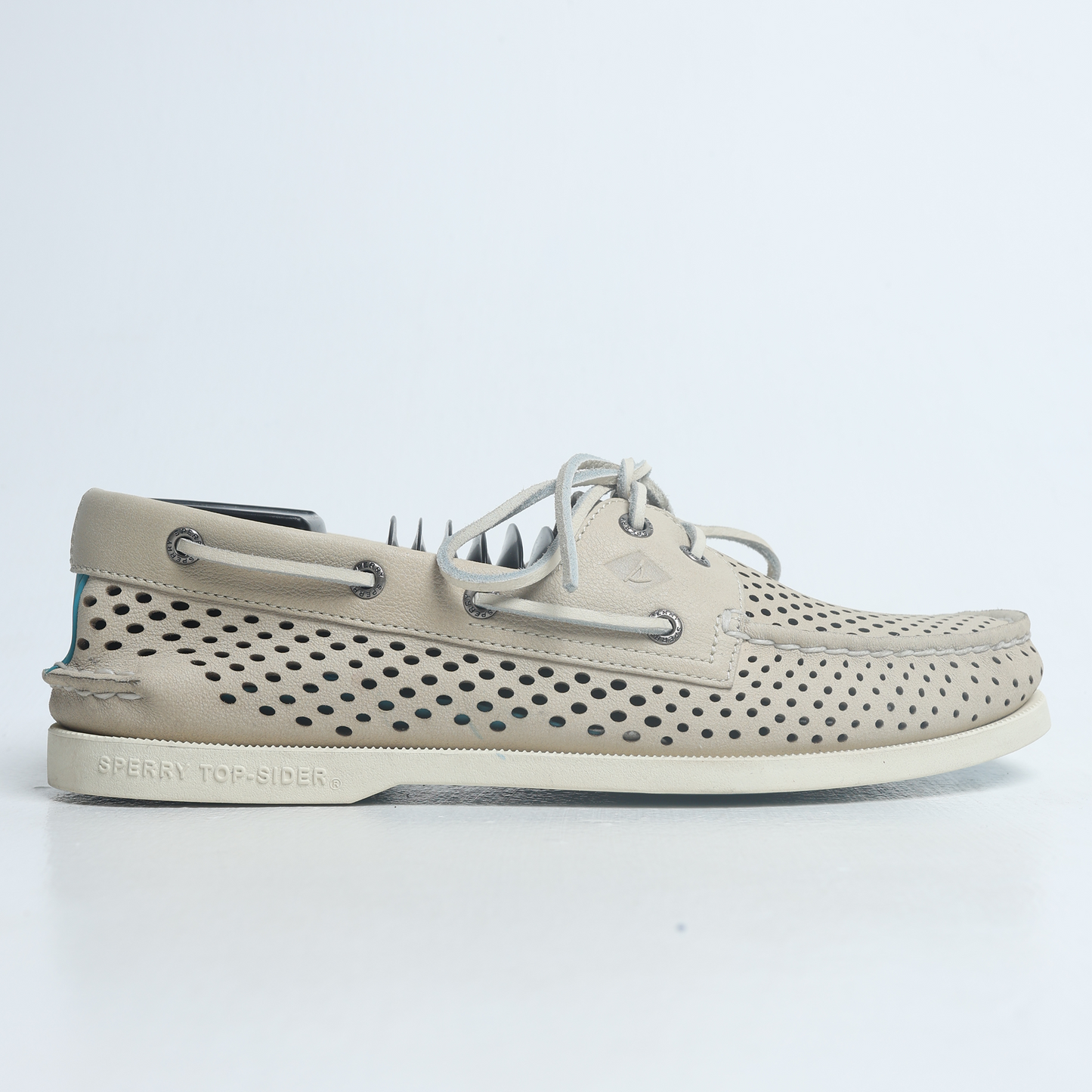 Sperry - Men's, Leeward Boat - Ivory Perfed