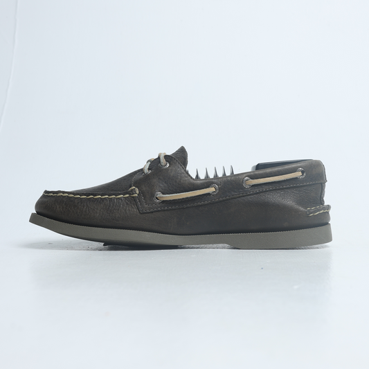 Sperry - Men's A/O 2 Eye Colored Outsole - Olive Night