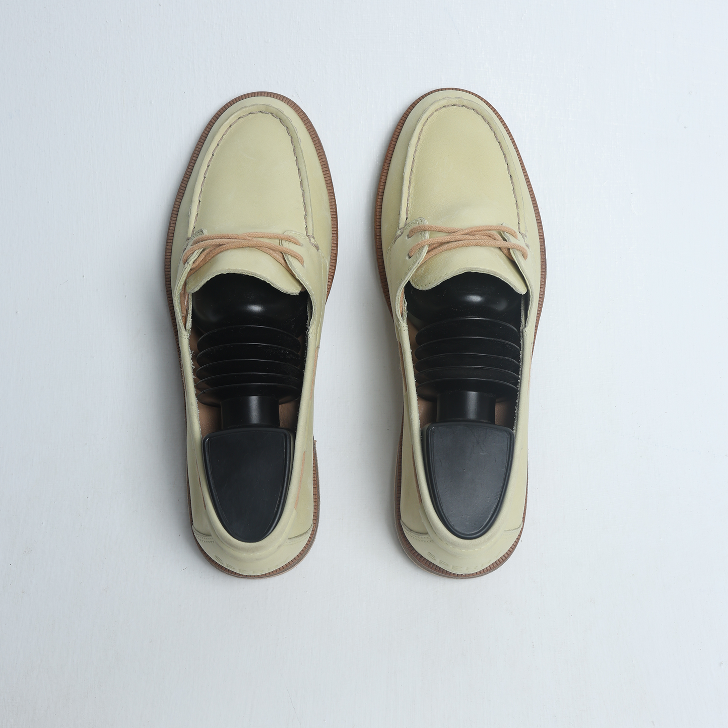 Sperry - Women's Top-Sider Leather Flats Boat - Bone