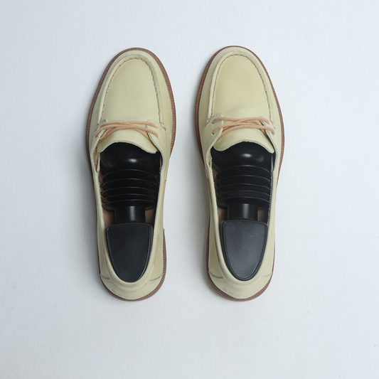 Sperry - Women's Top-Sider Leather Flats Boat - Bone