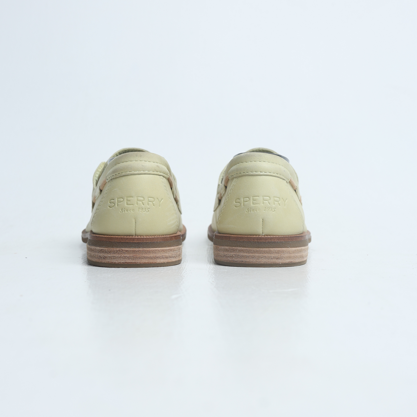 Sperry - Women's Top-Sider Leather Flats Boat - Bone