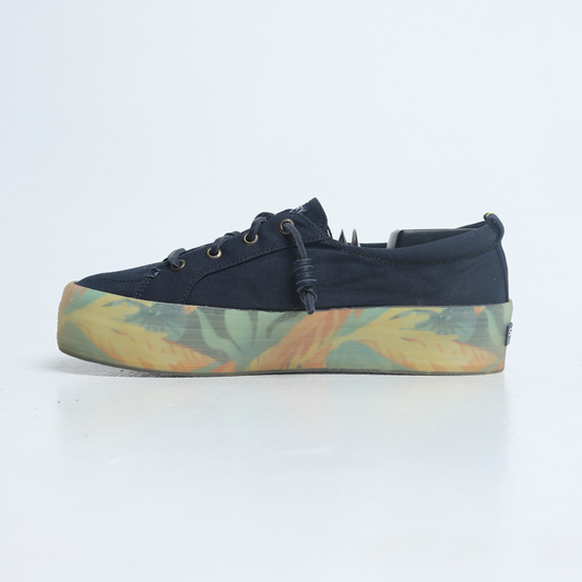 Sperry - Women's Sneakers  Platform  Crest Vibe Floral - Coral/Navy