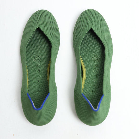 Rothy - Women - The Flat Merino Wool -  Willow Green