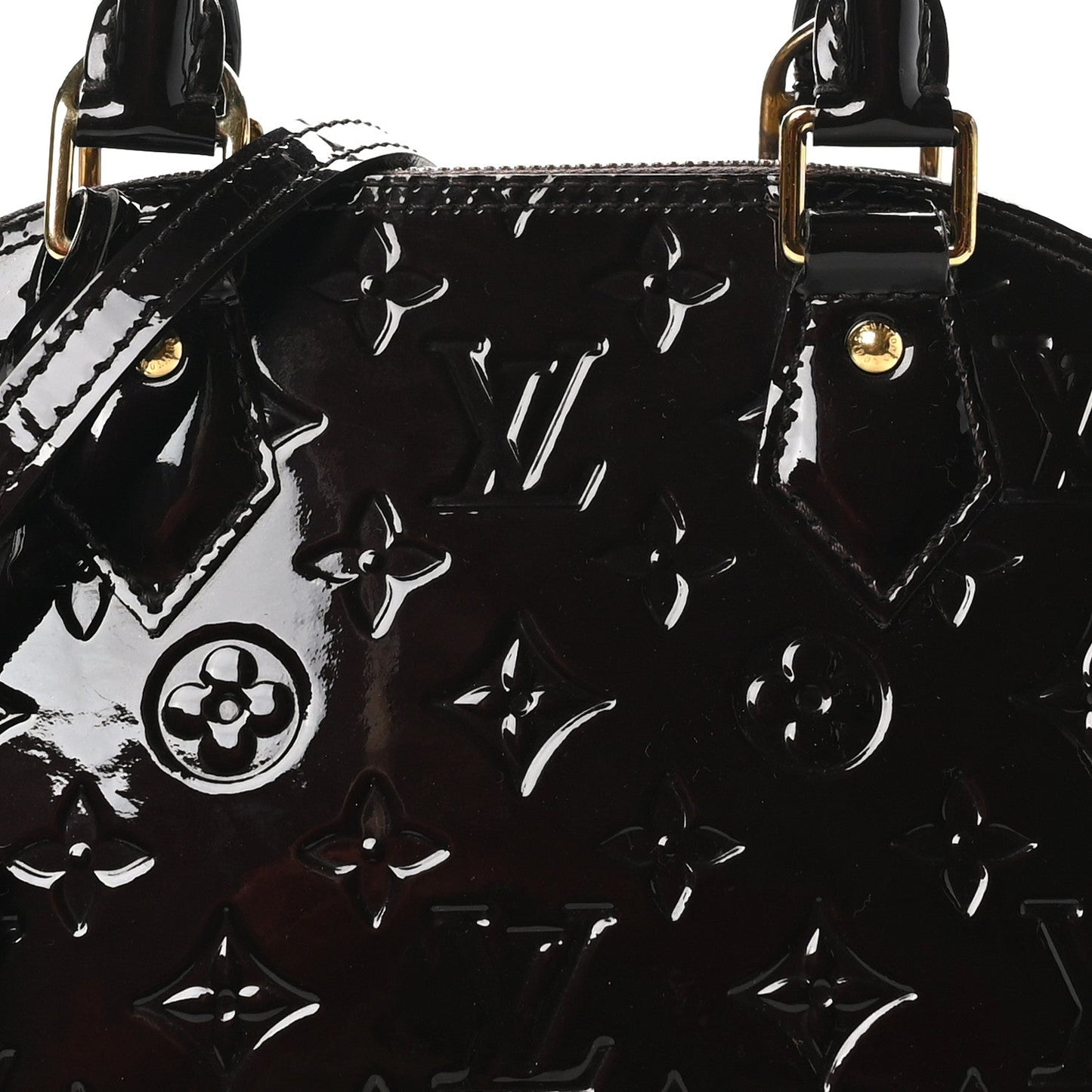 Louis Vuitton Vernis Alma BB Amarante