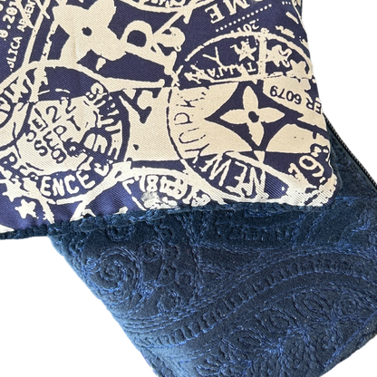 Travel Stamps   Silk Scarf Coffee Run Keychain Bag