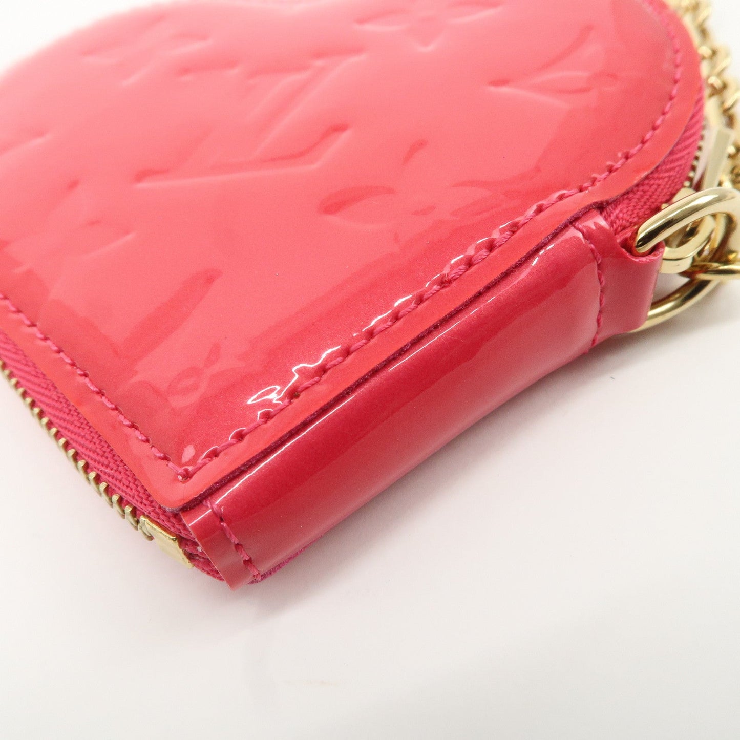 Louis Vuitton Monogram Vernis Porte Monnaie Coeur Coin Case M93657