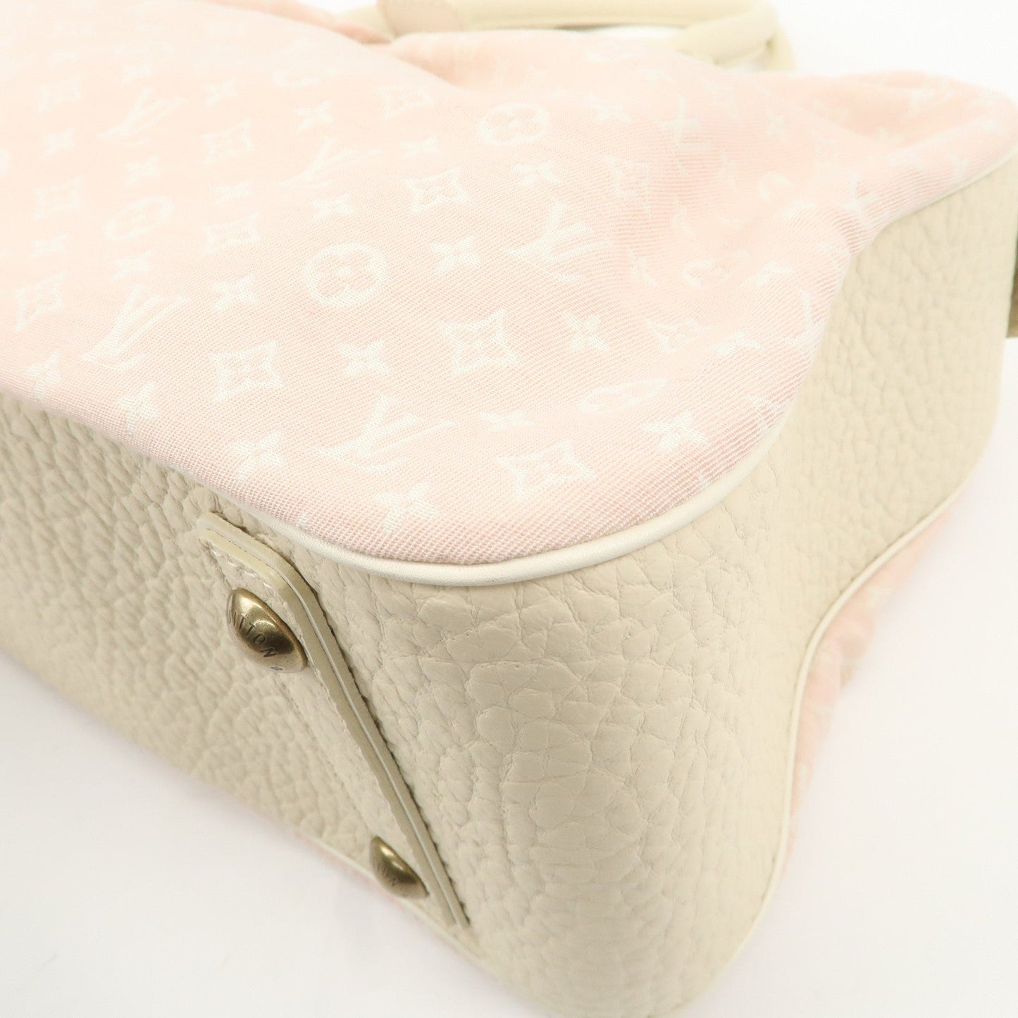 Louis Vuitton Monogram Mini Lin Trapeze GM Hand Bag Pink M40064