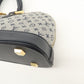 Louis Vuitton Monogram Mini Alma Long Hand Bag Blue M92205