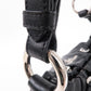 Prada Leather Shoulder Bag Black with Charm