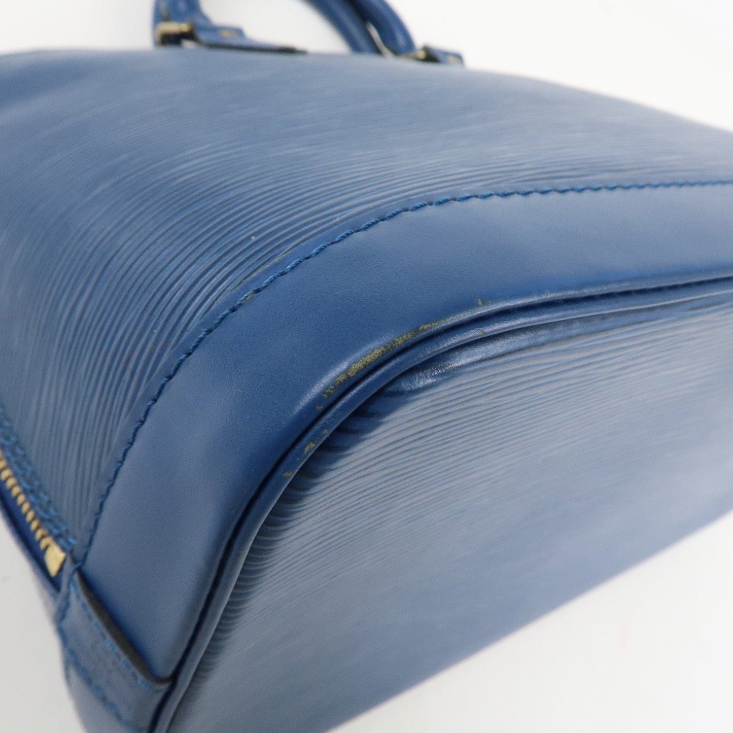 Louis Vuitton Epi Alma Hand Bag Toledo Blue M52145