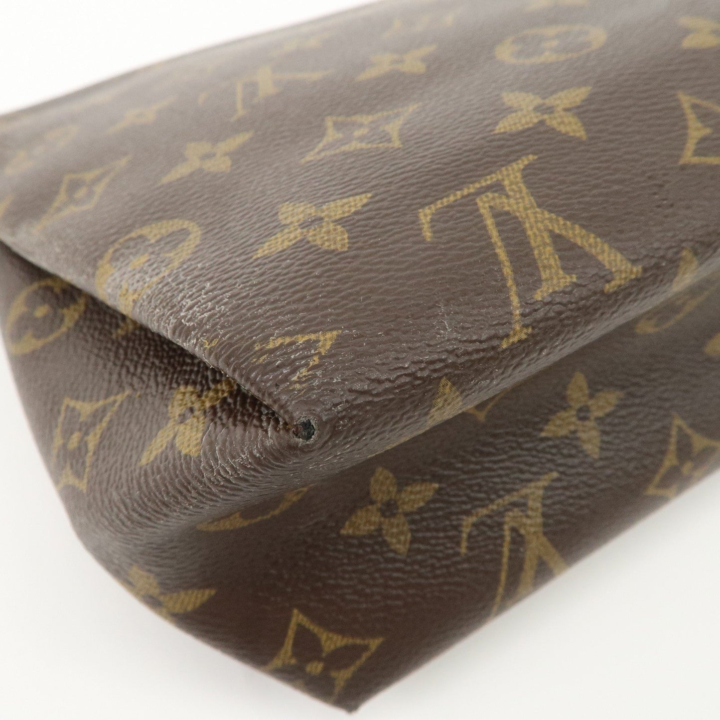 Louis Vuitton Monogram Pallas Beauty Case Brown Red M64123