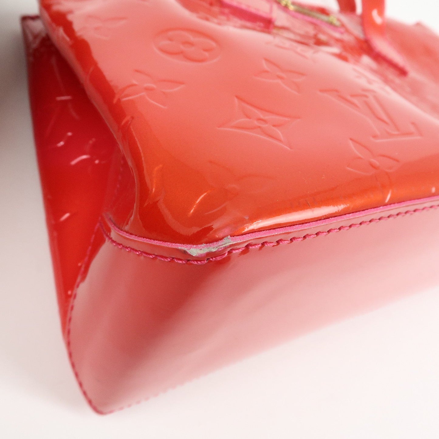 Louis Vuitton Monogram Vernis Wilshire PM Hand Bag M93643
