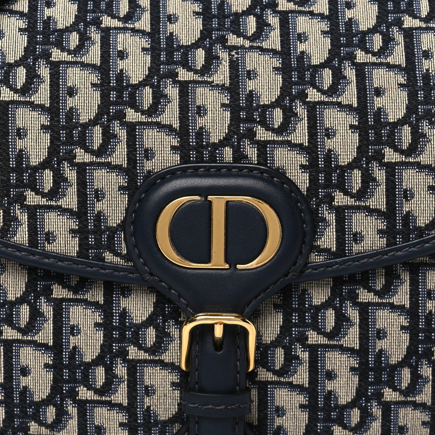 Christian Dior Oblique Medium Bobby Flap Blue