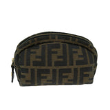 Fendi Zucca  Canvas Clutch Bag