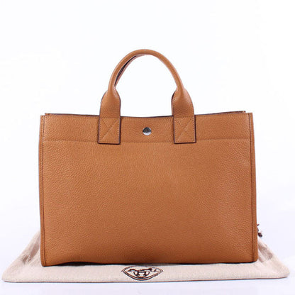 Luxury Hermes Briefcases 6008 Unisex Briefcase Coffee