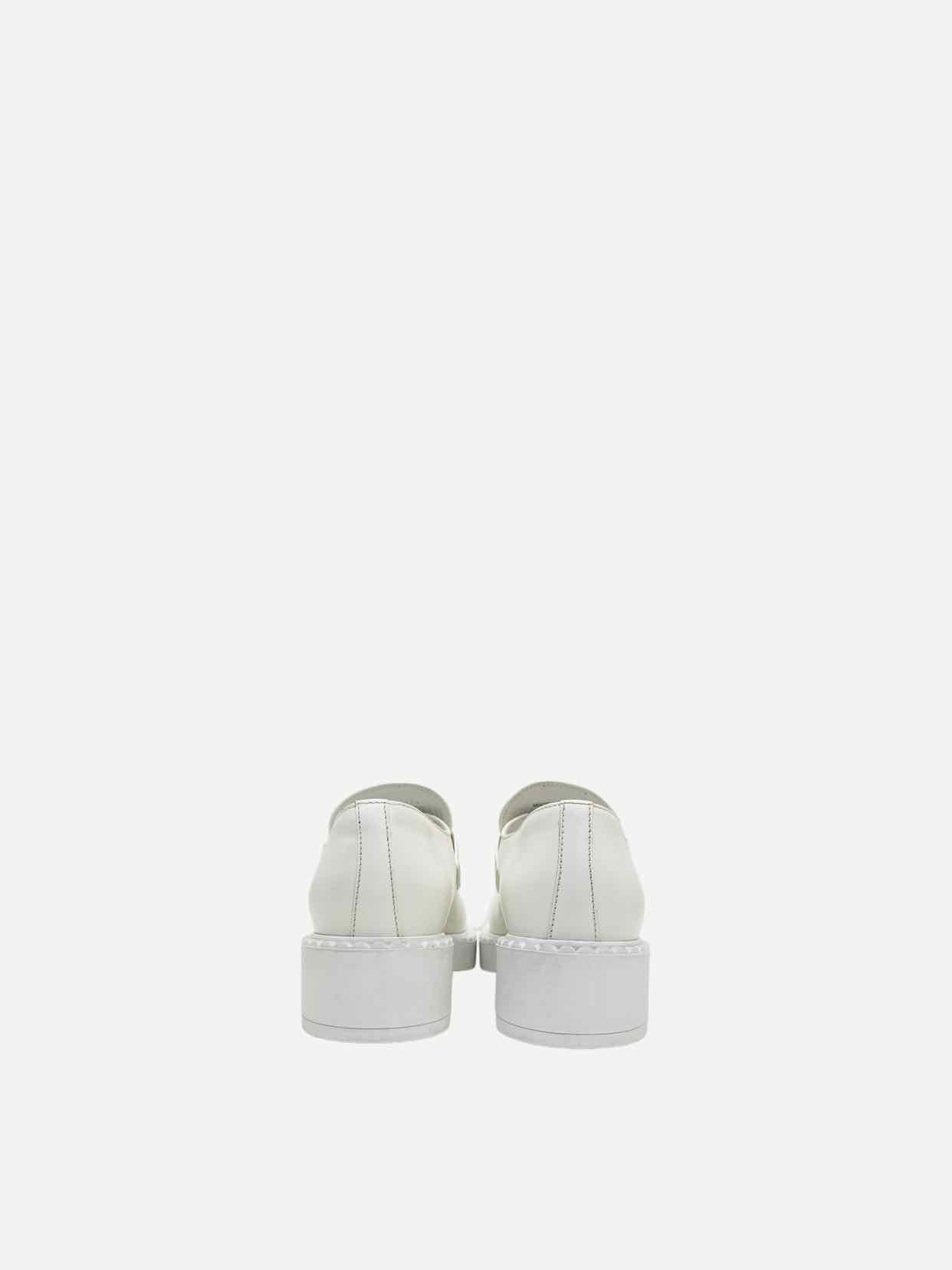 PRADA Slip On White Size EU 37.5 Loafers
