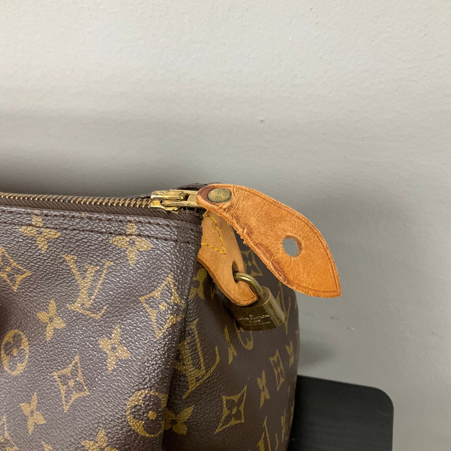 1982   Speedy 40 By Louis Vuitton In Brown Monogram, Size: 40