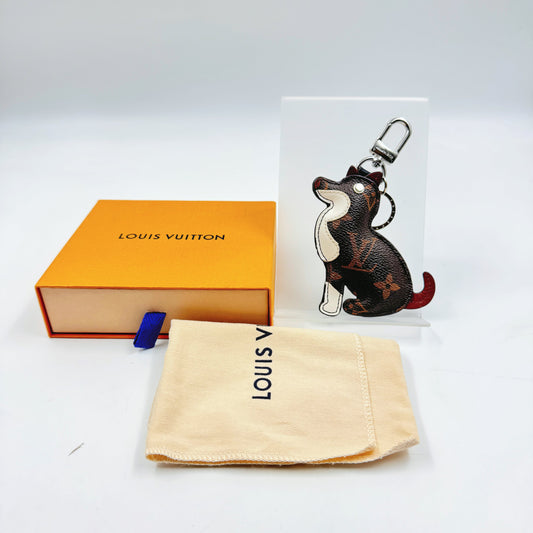 Louis Vuitton Monogram Dog Bag Charm TWS