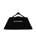 Chanel Black 64" Canvas Garment Bag w/ CC Hanger
