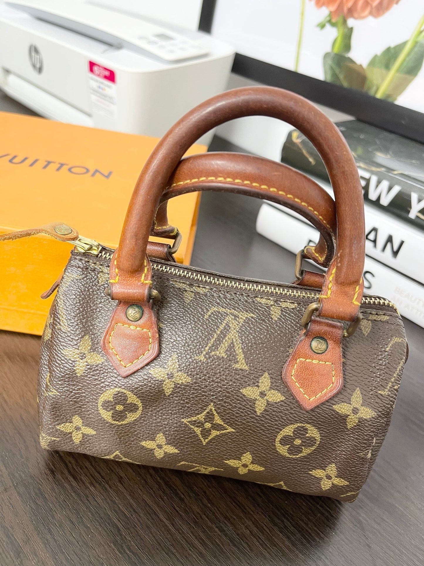 LOUIS VUITTON   Monogram Nano Speedy Bag