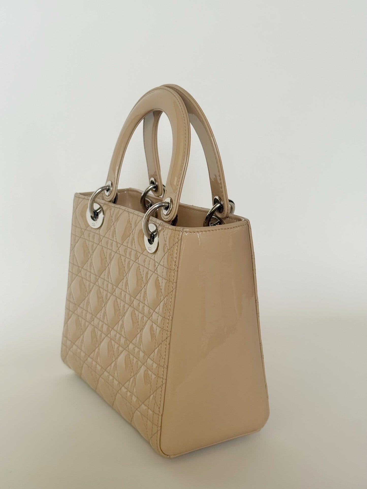 Christian Dior Patent Cannage Lady Dior