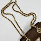 Prada Suede Tote with Chain Handle