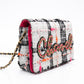 CHANEL Multicolor Tweed Logo Wallet On Chain WOC
