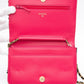 CHANEL Multicolor Tweed Logo Wallet On Chain WOC