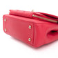 CHANEL Small Raspberry Caviar Quilted Business Affinity Flap Bag