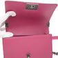 CHANEL Pink Galuchat Stingray Small Boy Flap Bag