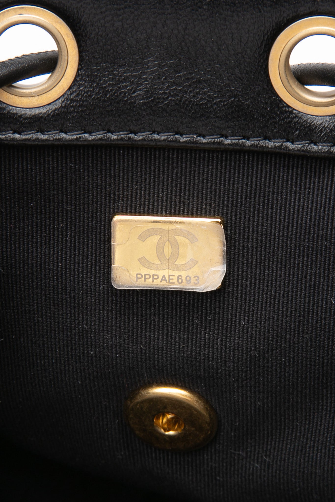 CHANEL 24S Black Quilted Lambskin Enamel and Gold Tone Hardware Backpack