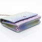 CHANEL 21K Gradient Metallic Rainbow Ombre Quilted Wallet on Chain WOC