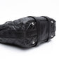 CHANEL Large Black Quilted Leather Python Easy Carry Tote