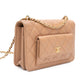 CHANEL Beige Caviar Quilted Pocket Clutch Wallet On Chain WOC