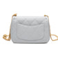 CHANEL Grey Caviar Quilted Sweetheart Mini Flap Bag