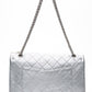 CHANEL Metallic Silver Lambskin Quilted 2.55 Reissue 277 Flap Bag