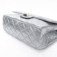 CHANEL Metallic Silver Lambskin Quilted 2.55 Reissue 277 Flap Bag