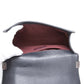 CHANEL Black Goatskin with Patent Quilted Medium Boy Flap Bag