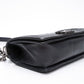CHANEL Black Goatskin with Patent Quilted Medium Boy Flap Bag