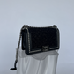 CHANEL Calfskin Pearl Tweed Medium Boy Flap Black - FULL SET