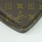 Louis Vuitton Pochette Accessoire  Canvas Clutch Bag