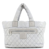 CHANEL Coco Cocoon Zipped Tote Quilted Nylon Large